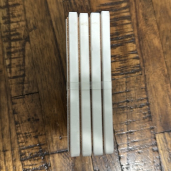 set of 4 Coasters Chanel Tiffany Louis Vuitton Dior YSL Amanda Greenwood license - Picture 9 of 9